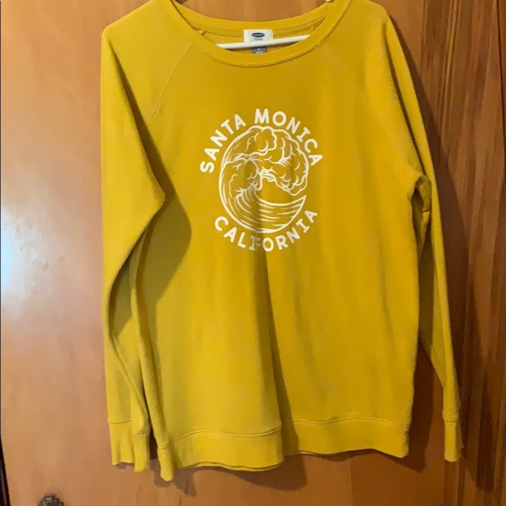 Mustard yellow sweatshirt